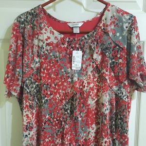 CJ Banks lined blouse